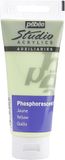 Pébéo - Studio Acrylics 100 ml fosforescerende gel geel