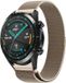 Strap-it Milanees Smartwatch bandje - Geschikt voor Huawei Watch GT - Champagne - 46mm