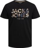JACK&JONES JJJAMES TEE SS CREW NECK T-shirt homme - Noir - Taille S