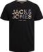JACK&JONES JJJAMES TEE SS CREW NECK T-shirt homme - Noir - Taille S