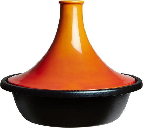 Le Creuset Tajine - Ø 31 cm - Oranje/rood - Gietijzer