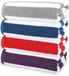 Utopia Towels Cabana Streep Strandlaken, Extra grote 100% ringgesponnen katoenen badhanddoeken, zeer absorberende badhanddoeken voor het strand (rood, marineblauw, grijs en pruim, 76 x 152 cm - 4