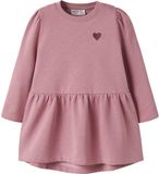 NAME IT - NMFVIMA LS SWE DRESS BRU Meisjes Jurk