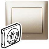 Legrand 771400 Veiligheidsplaatje voor Stopcontacten Titanium