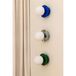 Globen Lighting Plafonnier Art déco, IP44, vert/blanc