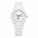 LGT JWLS Lookinggoodtoday Windsor Wit Kunststof Horloge met Strakke Analoge Wijzerplaat