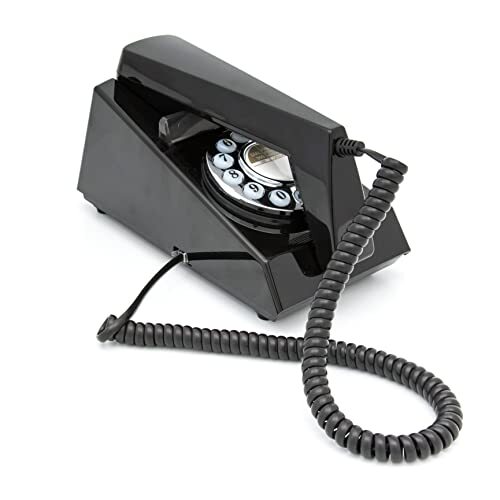 GPO GPOTRMB TRIM Telephone Desktop Push-Button Telephone (Black)