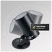 HOFTRONIC™ Spikey LED Wandlamp - Wandspot - Vlonderspot - Zwart - IP65 - GU10 fitting - voor binnen en buiten