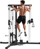 SPORTNOW Multi-Exercise Gym Station - Staal - Zwart