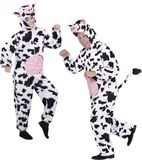 Widmann Koe & Stier Kostuum | Full-Body Pluche Koe | Volwassen | Medium | Carnaval kostuum | Verkleedkleding