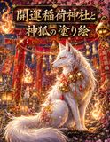 開運稲荷神社と神狐の塗り絵: 開運・願望成就・厄除けをテーマにした神秘の稲荷神社と守護狐たちの幻想和風アート 大人の塗り絵 癒しとリラックスの時間やストレス解消にもおすすめ