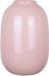 Mega Collections Bloemenvaas Oval Beauty - roze - glas - D19 x H30 cm