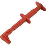 VOLTCRAFT MSK-140 Rot Veiligheids-platte meetklem – Steekaansluiting 4 mm – CAT III 1000 V – Rood