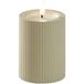 Konstsmide 1660-970 LED Bougie Beige Blanc Chaud (L x H) 7,4 cm x 10 cm Minuterie