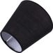 Sans marque Abat-jour - Abat-jour pour lampe de table - Éclairage décoratif - Tissu à lueur diffuse - 14x14x13cm - Noir