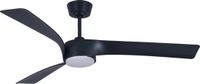 Lucci Air Plafondventilator Line Zwart Ø 132cm Incl. Lamp & Afstandsbediening