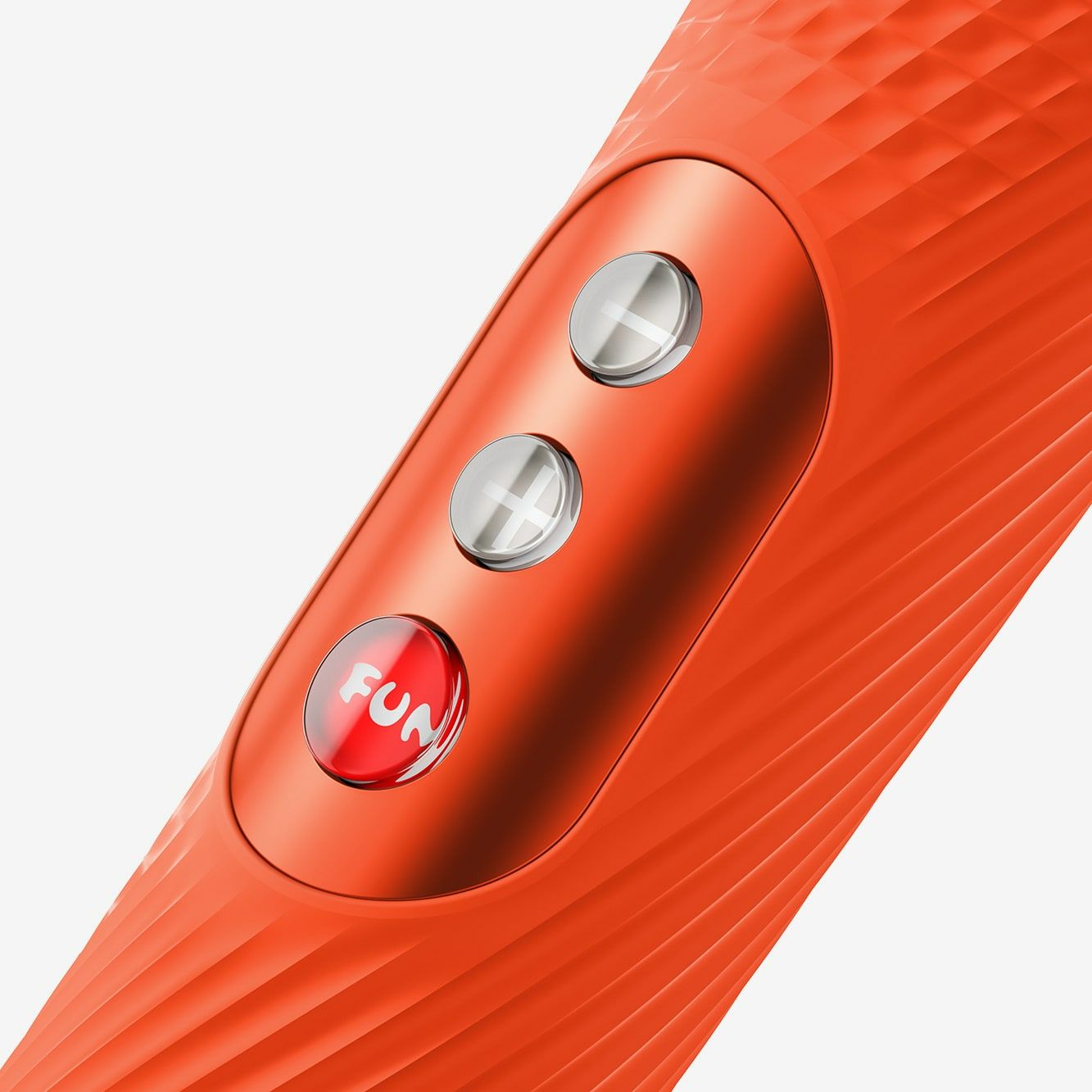 Fun Factory VIM Wand Vibrator - Orange - Ambidextrous - Rechargeable