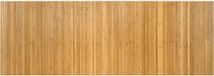 vidaXL - Vloerkleed - rechthoekig - 70x200 - cm - bamboe - naturel