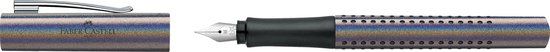 Faber-Castell vulpen - Grip Glam - M - zilver