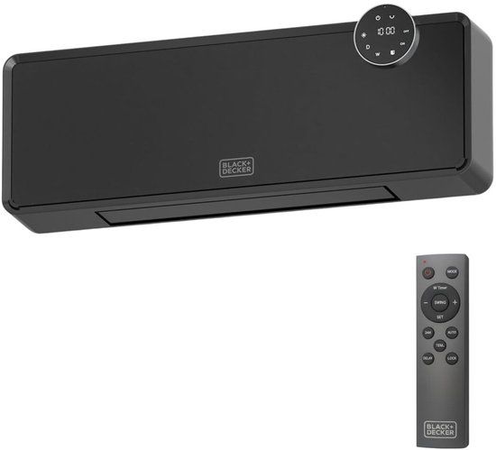 BLACK+DECKER BXWSH2001E Wandgemonteerde Keramische Kachel 2000W