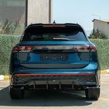 Oneway Achterbumperskirt (Diffuser) compatibel met Volkswagen Tiguan III (CT1) 2024- - Glanzend zwart