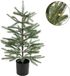 Merkloos Meekes kunstkerstboom met LED op batterij 60cm
