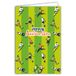 Kaart Afie Kaart "Happy Birthday" Voetbalsportfans, illustratie met envelop, formaat 12 x 17,5 cm, papier 300 g uit duurzaam beheerde bossen, gemaakt in Frankrijk Afie 69-8035