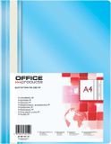 office products Snelhechtmap Lichtblauw A4 Kunststof 25 stuks