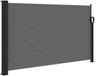 vidaXL Uitschuifbaar zijluifel antraciet 120x500 cm