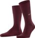 FALKE Airport X-Mas Calculation gedessineerd wol katoen sokken heren rood - maat 39-40
