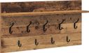 vidaXL Wandkapstok Oudhout 80 x 40 x 12 cm