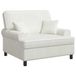 vidaXL fauteuil XXL avec coussins Crème 1,5 Lignes Tissu
