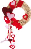 Folia tissu de loisir créatif - 150g/m2 - 20x30cm - 10 pièces - Rouge