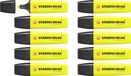 STABILO BOSS ORIGINAL Markeerstift - Premium highlighter - 10 Stuks - Geel