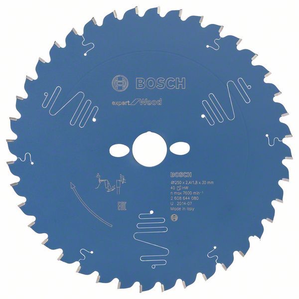 Bosch 2 608 644 080 Cirkelzaagblad - 1,8 mm - 7600 rpm