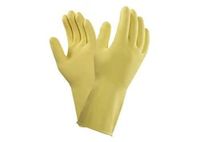 BERTOZZI Gele pluche handschoenen 30 cm, maat M, zoals afgebeeld