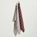 NOUS Living thee/keukendoek donkerbruin (2-in-1) (set van 2)