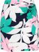 IZIA Rok Gebloemd Kort Roze Veelkleurig Viscose Taille Hoge Rits