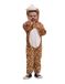 Rubies Luipaardkostuum voor jongens en meisjes, jumpsuit met staart en capuchon, officieel carnaval, Halloween, feestjes en verjaardagen