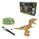 Lexibook RC tyrannosaurus, realistische dinosaurus, beweegbare bewegingen, roest, rookspies, lichteffecten, oplaadbaar, fossielen en draagbare afstandsbedieningen inbegrepen, DINO02LXB