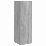 vidaXL TV-wandkast 30 x 31 x 100 cm Grijs Sonoma Bewerkt hout