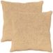 vidaXL Kussensloop 2 st HEERLEN Crèmekleurig 60 x 60 cm