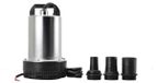 Pompe à eau Pompe submersible 24 V DC 160 W 8 mètres de hauteur de refoulement Débit élevé Prise UE Compatible voiture ménage et agriculture
