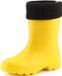 Ladeheid Kinder Regenlaarzen - Rubber - met Binnenschoen - EVA - Wasbare Binnenschoen - LA-LMG-845-AspenKids - Geel1/Zwart - 26
