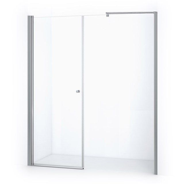 Maxaro Douchewand met Draaideur Zircon Comfort 185cm Chroom