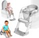 Unyqoos® Kindvriendelijke 3-in-1 Toilettrainer met Trap voor Zindelijkheidstraining