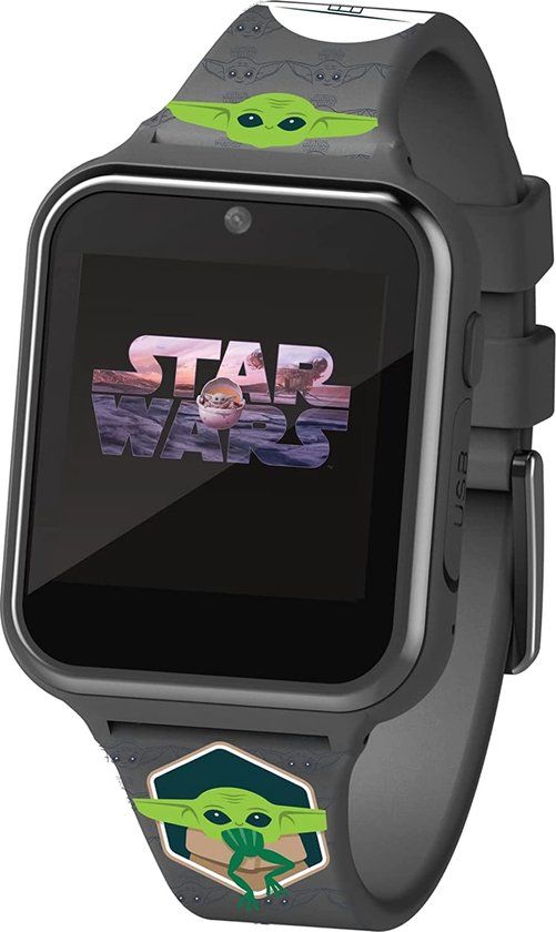 Accutime Baby Yoda Smartwatch voor Kinderen - Zwart