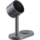 AUKEY MagFusion 2X 2-in-1 Wireless Charger - Grijs