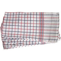 Betra Theedoek Wit rood blauw 6 stuks - 8715268053744