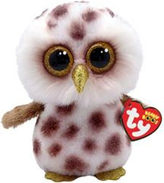 TY Beanie Boos Knuffel Uil Whoolie 15 cm